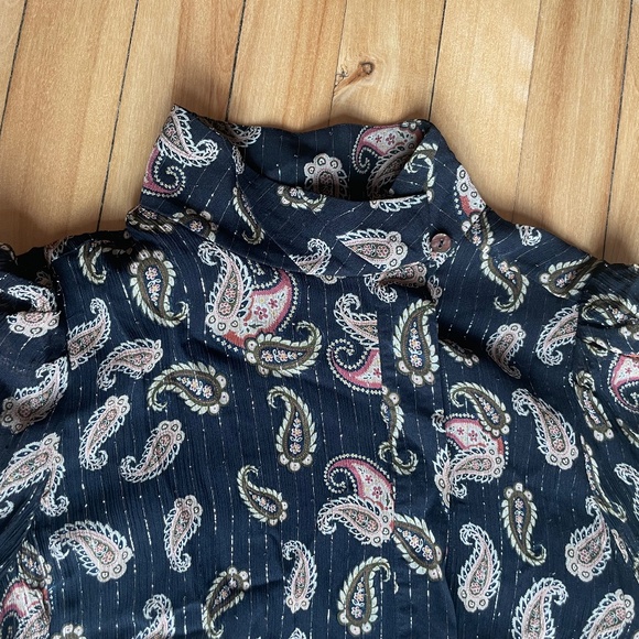 Massimo Dutti Paisley Blouse - Picture 2 of 7